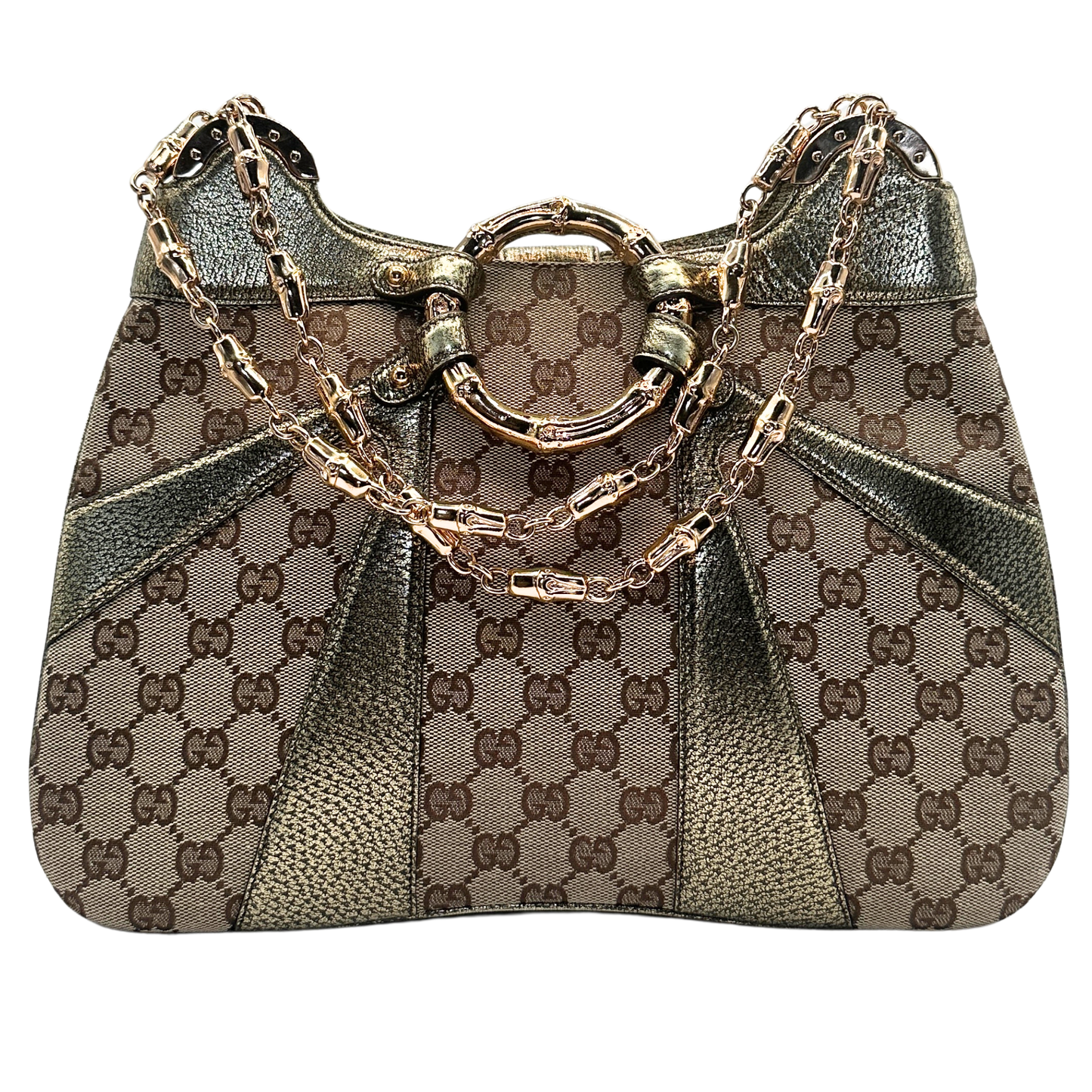 GUCCI BAMBOO RING SHOULDER BAG