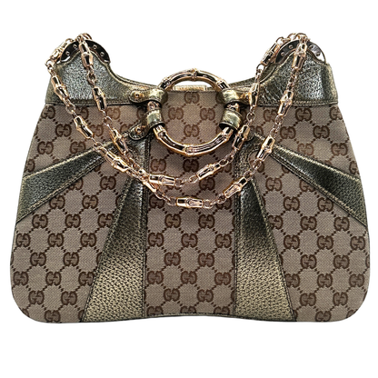 GUCCI BAMBOO RING SHOULDER BAG