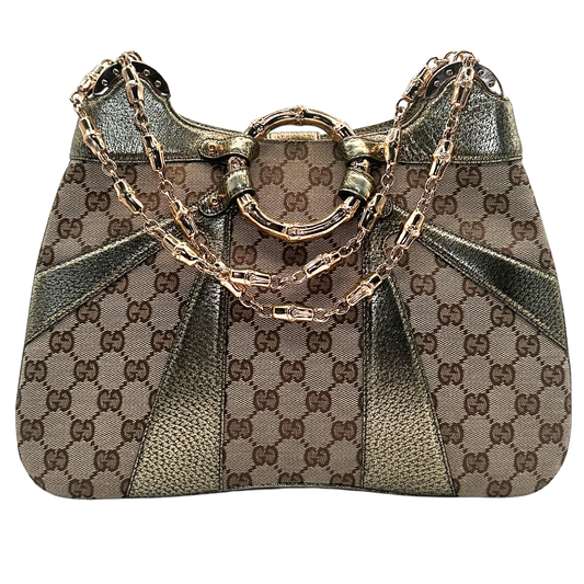 GUCCI BAMBOO RING SHOULDER BAG