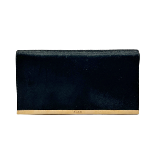 RARE GUCCI PONY HAIR CLUTCH