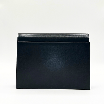 Yves Saint Laurent Clutch Black Back